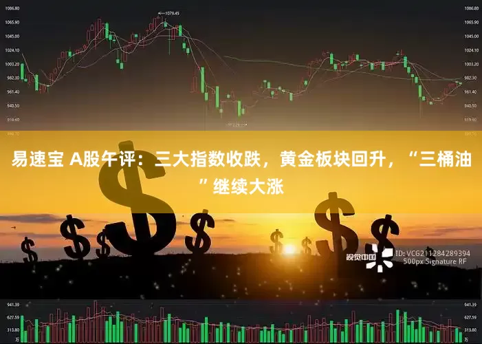 易速宝 A股午评：三大指数收跌，黄金板块回升，“三桶油”继续大涨